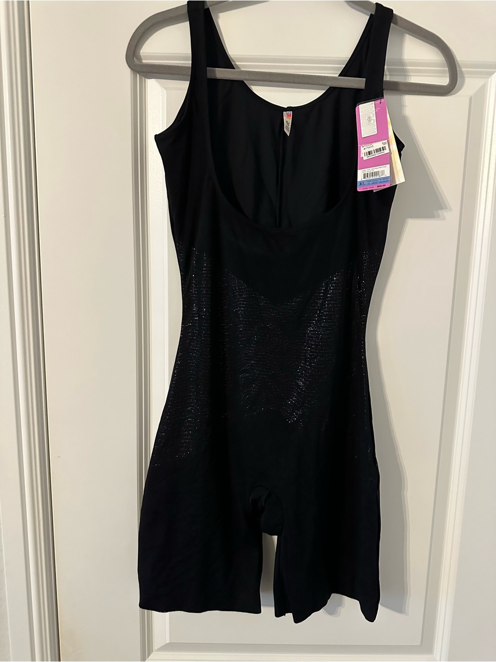 SPANX Lady Luxe Slimming Super Open Bust Mid-Thigh Shaper XL NWT Black